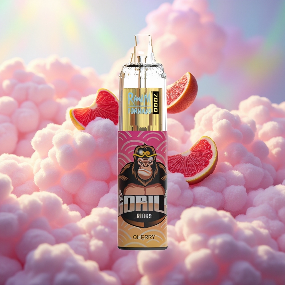 RandM Fumot Tornado 7000 Puffse Ühekordselt Kasutatav Vape Kirss