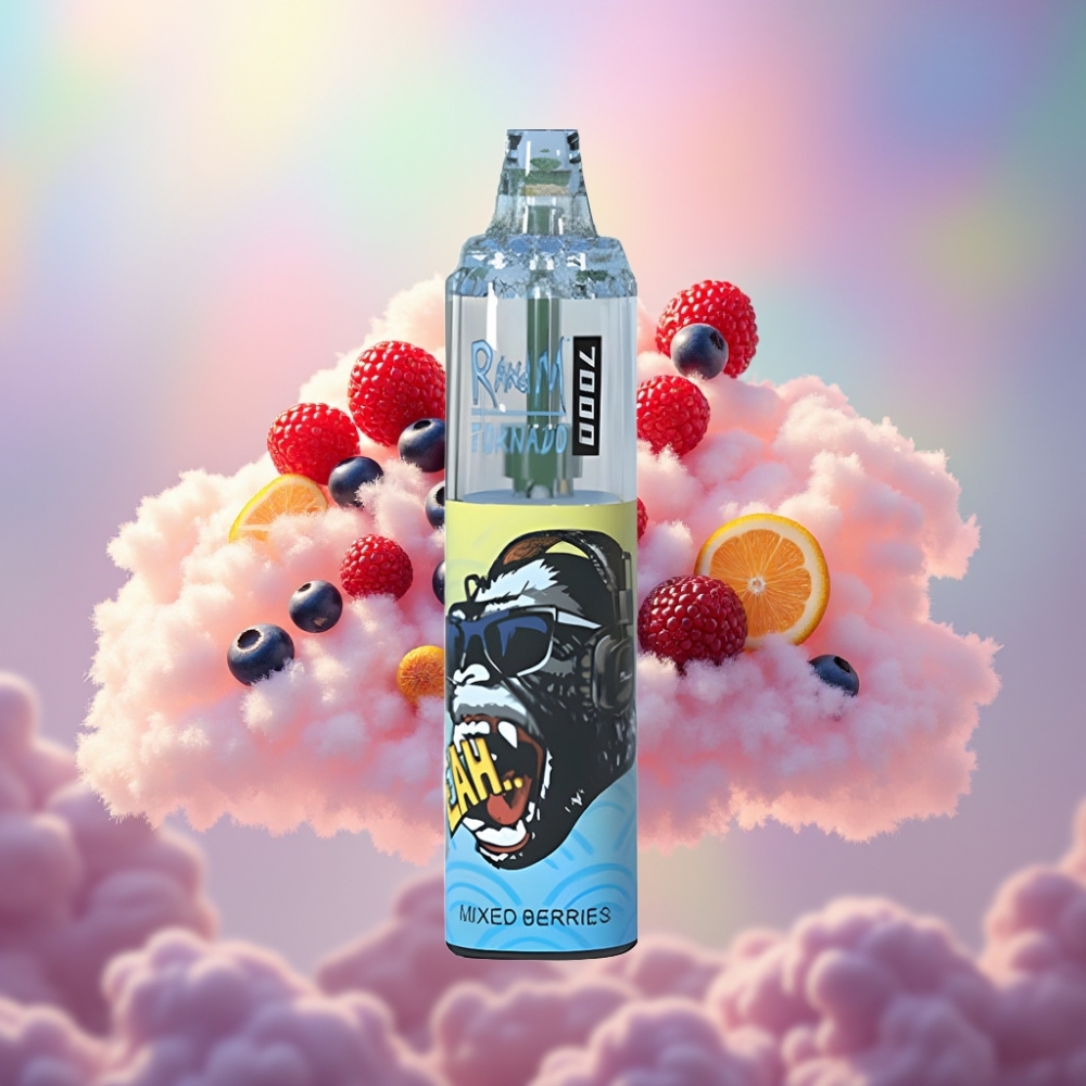 RandM Fumot Tornado 7000 Puhangud Disposabel Vape Segamari