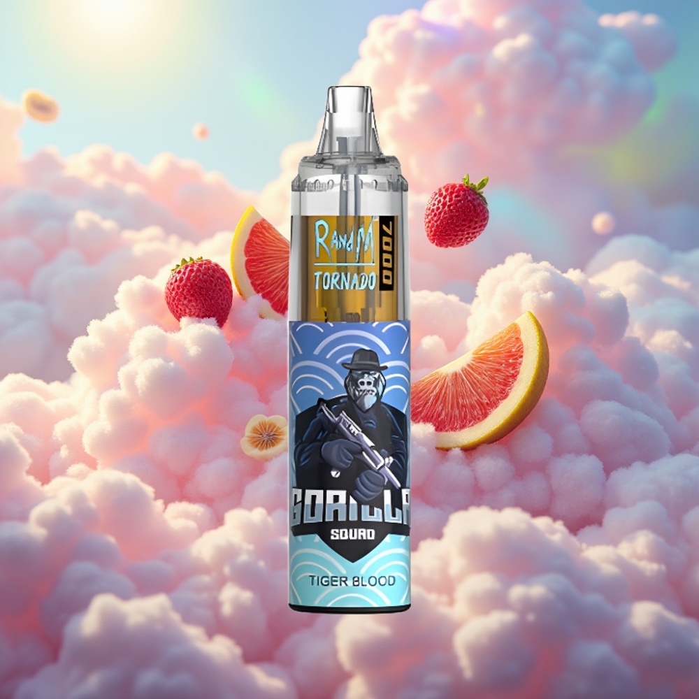RandM Fumot Tornado 7000 Puhangud Disposabel Vape Tiigri Veri
