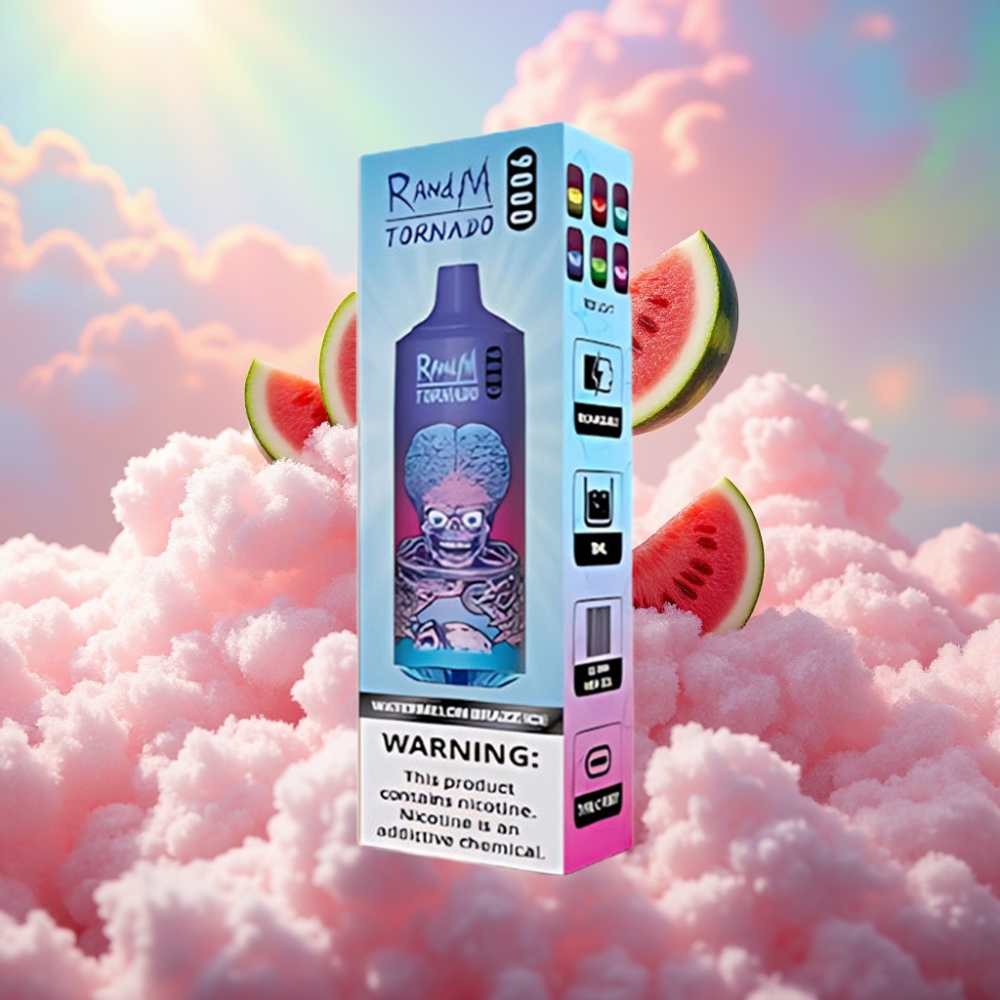 RandM Fumot Tornado 9000 Puffs (Arbuzi-Brazz Jää)