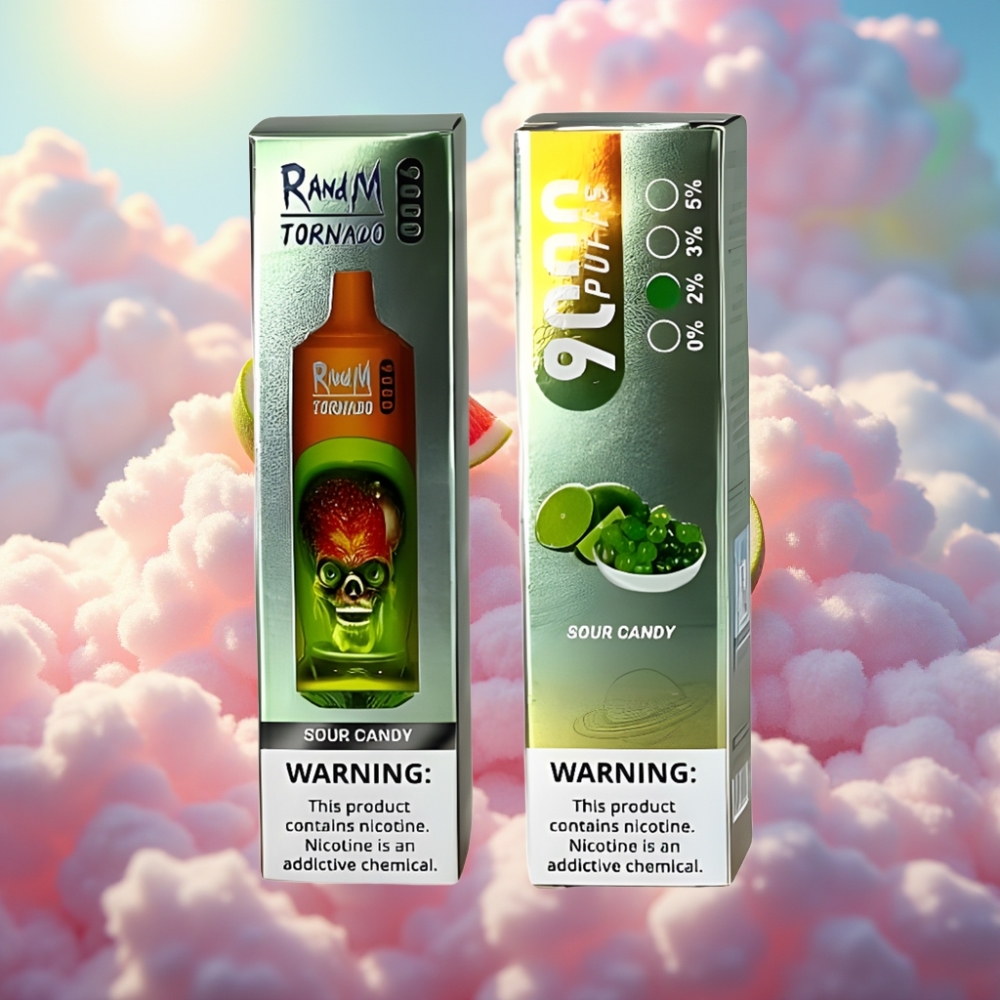 RandM Fumot Tornado 9000 Puffs Disposabel Vape Hapukomm