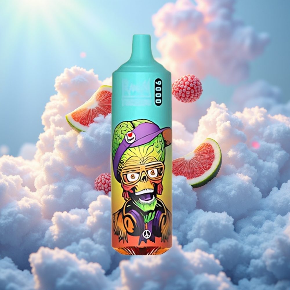 RandM Fumot Tornado 9000 Söögid (Bluelicious Ice / Sinilõhe Jää)