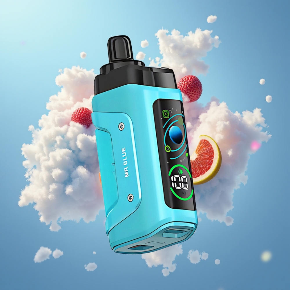 Razz Bar 45000 Puffs Ühekordne Vape Hr Sinine