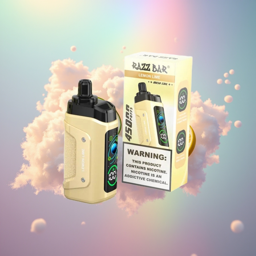 Razz Bar 45000 Puffs Ühekordselt Kasutatav Vape Sidruni-Laimi