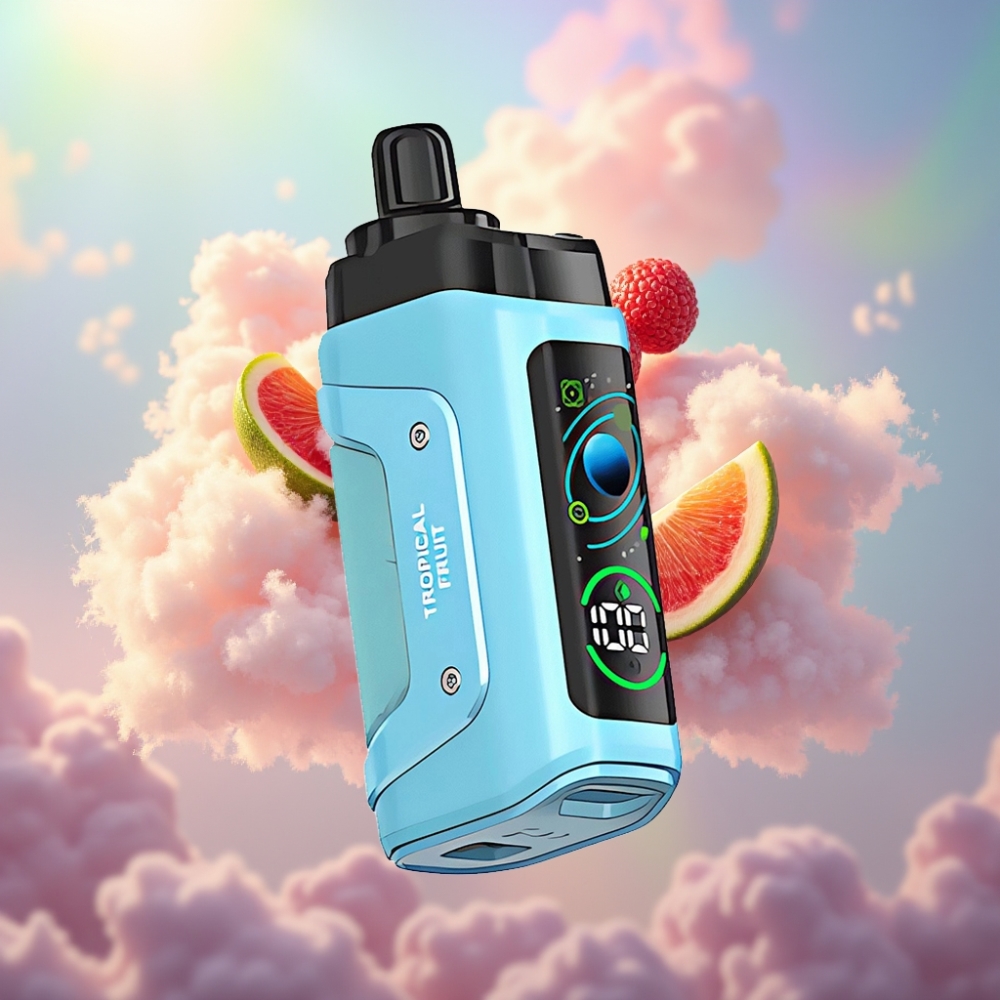 Razz Bar 45000 Puffs Ühekordselt Kasutatav Vape Troopiline Puuvilja