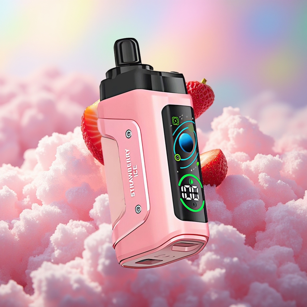 Razz Bar 45000 Sügavuse Hingamisvõimega Ühekordne Vape Maasika-Jää