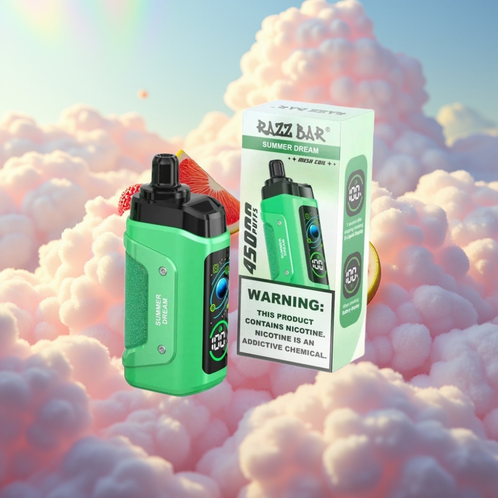 Razz Bar 45000 Sõmud Ühekordne Vape Suvine Unistus