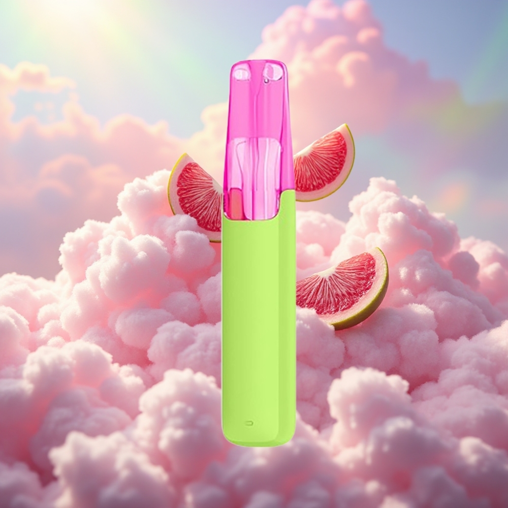 Snowplus Dash 4000 Puffs Disposabelseade Roosa Guava (keraamiline atomisaator, 530 mAh, 7.5 ml)