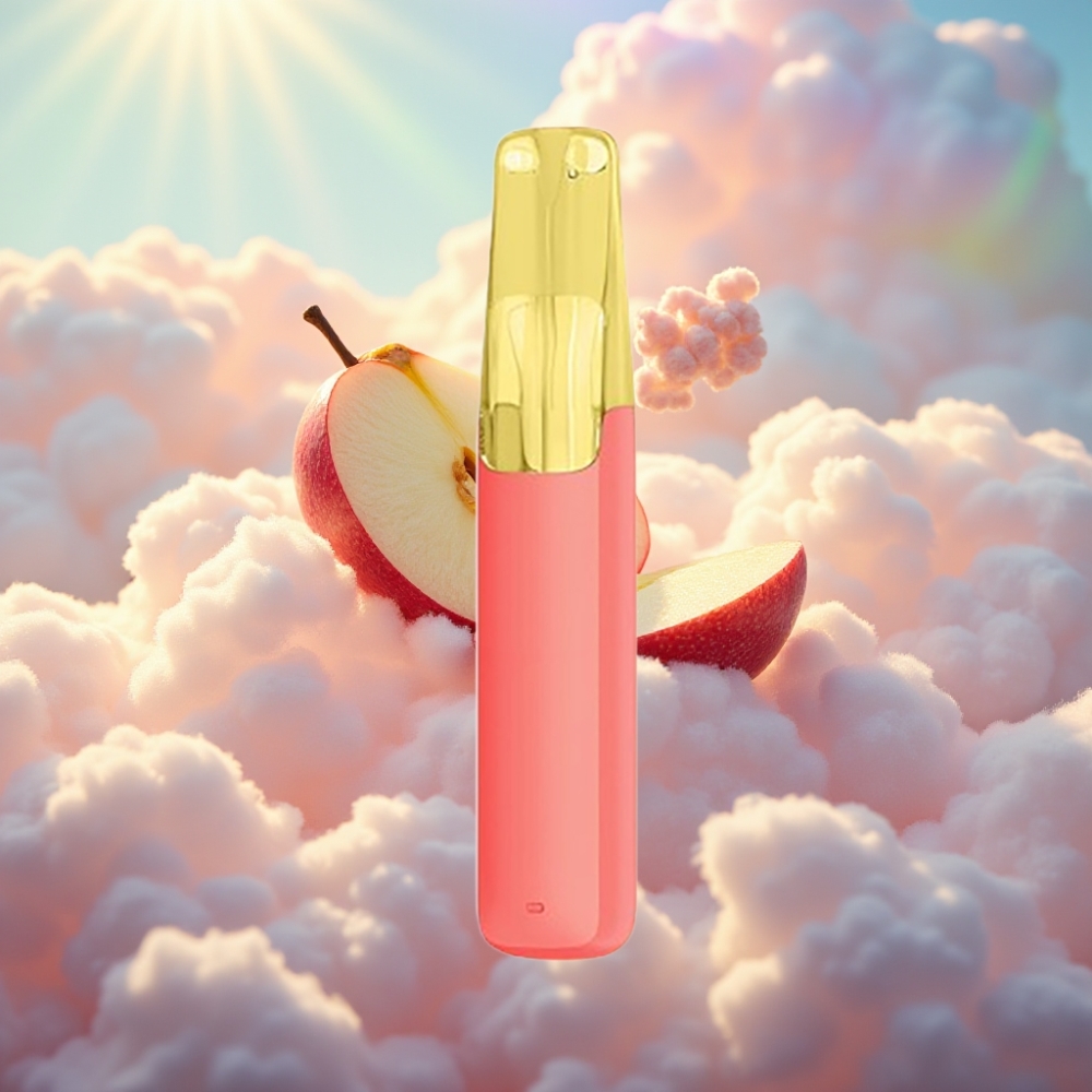 Snowplus Dash 4000 Puffs Disposable Seade (Keraamiline atomisaator, 530 mAh, 7,5 ml, Mesilise õuna maitse)