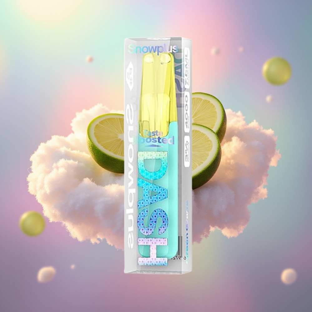 Snowplus Dash 4000 Puffs Disposable Seade (Roheline Viinamari) – Keraamiline Atomisaator, 7,5 ml Vedelik, 530 mAh Akuga