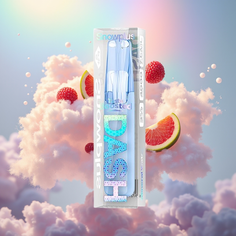 Snowplus Dash 4000 Puffs Mineraalvee Disposaabel Seade 530 mAh 7,5 ml