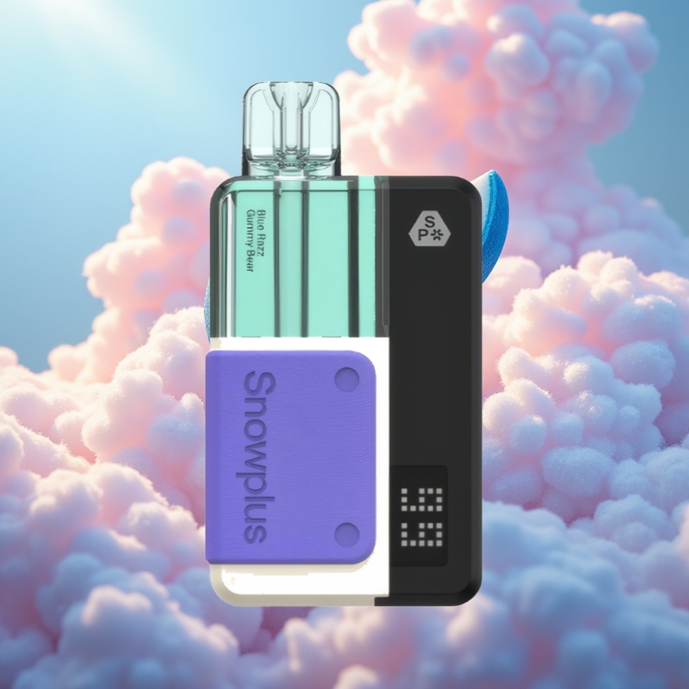 Snowplus Swift Pod Kit 15000 - Kahekordse Võrguga, Sinise Vaarika Kommi Maitseline, 1000 mAh aku, 2+10 ml