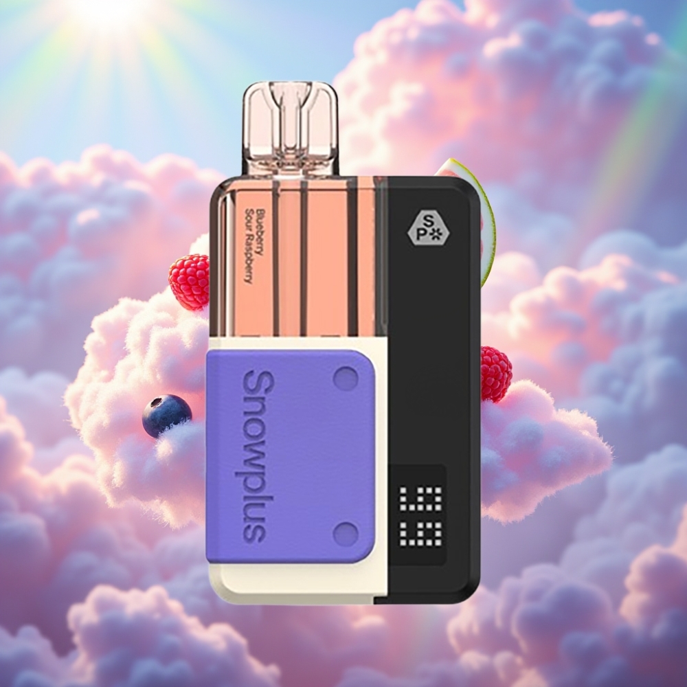Snowplus Swift 5000 Puffs Eeldisvaba Kaasaskantav Komplekt (Dual Mesh, 1000 mAh, Mustikas-Hapukarva Vaarikas)