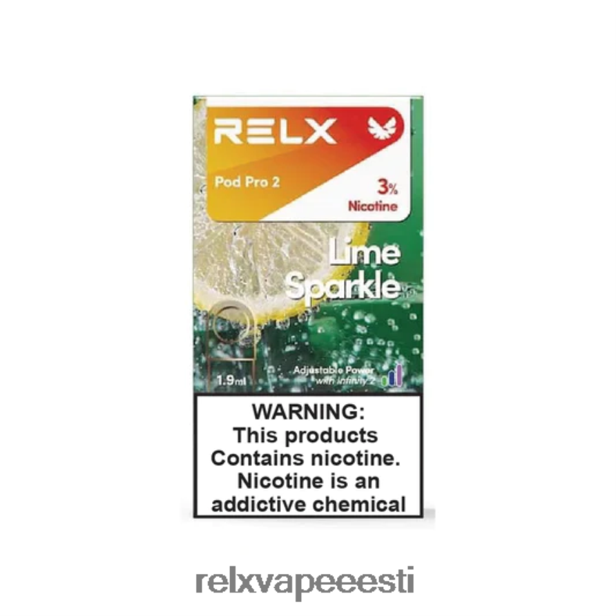 RELX pod pro 2–3 kauna laim säde sprite - RELX Vape Flavours 2F4L2V96