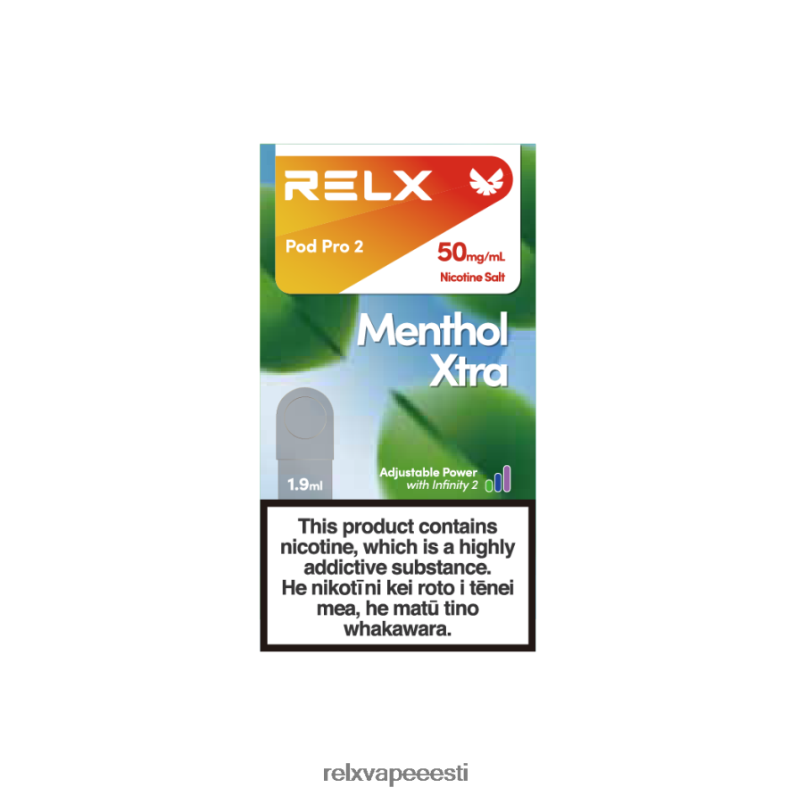 RELX pod pro 2–3 kauna mentool xtra - RELX Pods Flavors 2F4L2V101