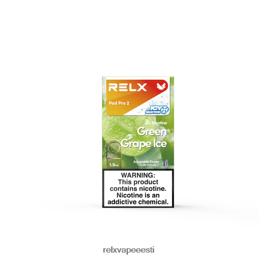RELX pod pro 2–3 kauna rohelised viinamarjad - RELX Vape Price 2F4L2V118
