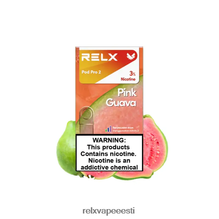 RELX pod pro 2–3 kauna roosa guajaav - RELX Vape Flavours 2F4L2V106
