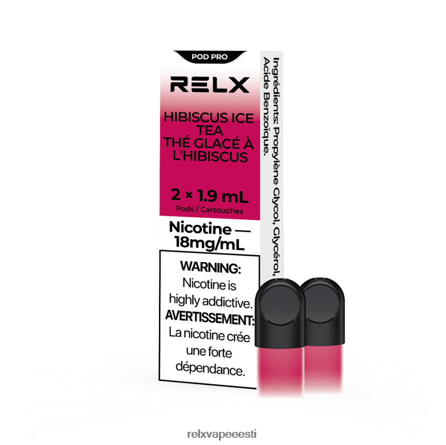 RELX pod pro - 2 kauna hibiski jäätee - RELX Vape Flavours 2F4L2V15