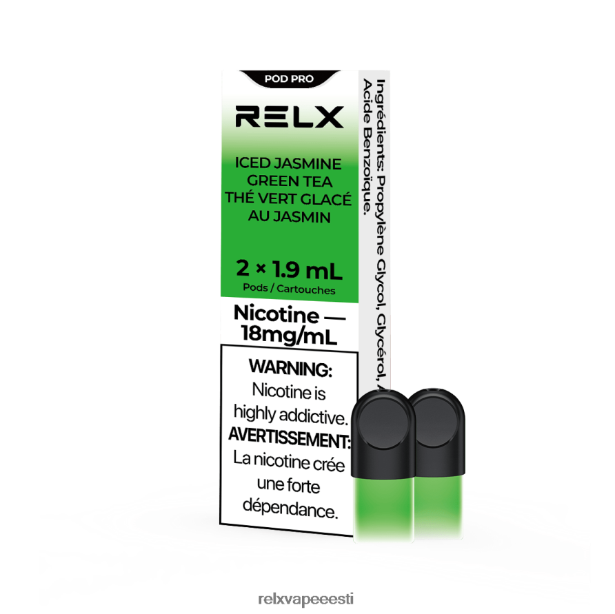 RELX pod pro - 2 kauna jäätunud jasmiini roheline tee - RELX Vape Eesti 2F4L2V13