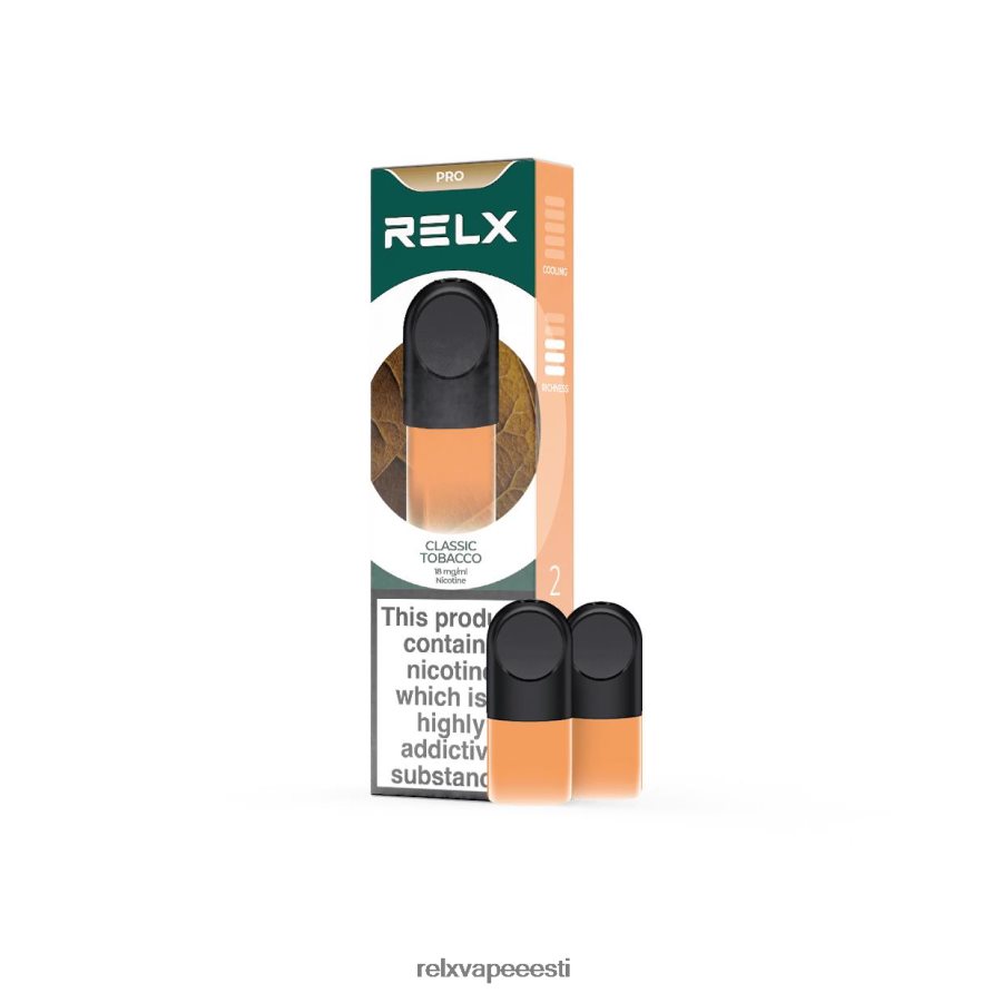 RELX pod pro - 2 kauna klassikaline tubakas - RELX Pods For Sale 2F4L2V22