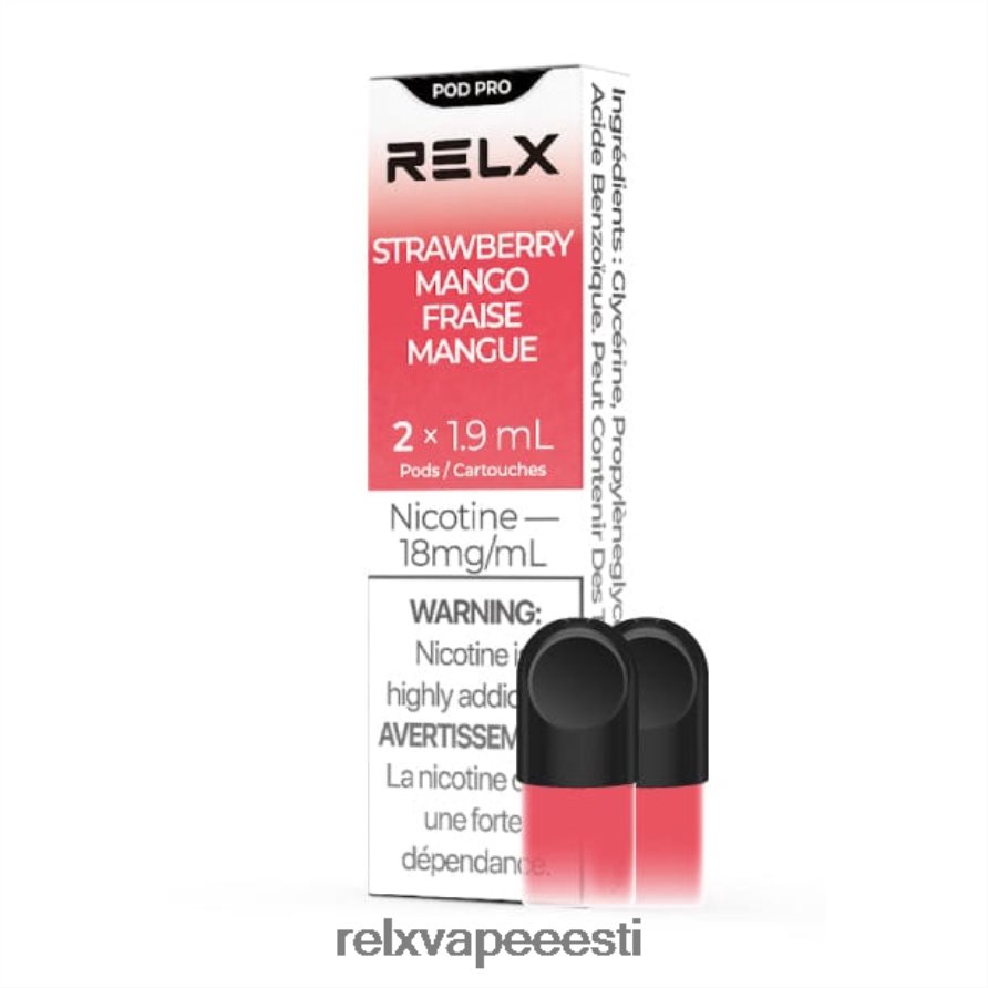 RELX pod pro - 2 kauna maasika mango - RELX Vape Eesti 2F4L2V3