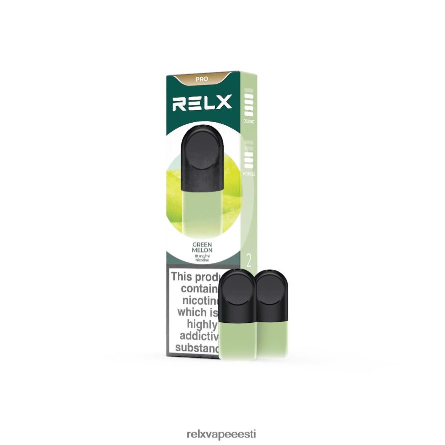 RELX pod pro - 2 kauna roheline melon - RELX Vape Flavours 2F4L2V5