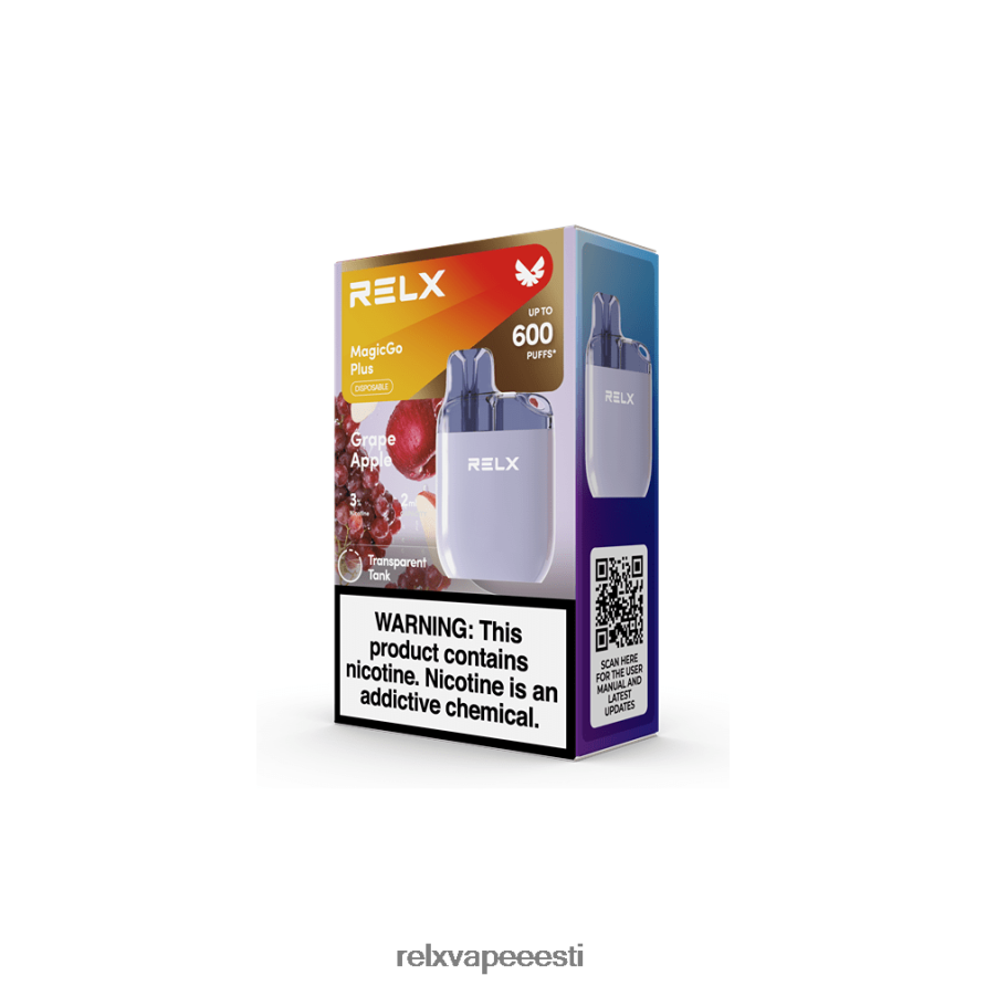 RELX MagicGo pluss sa600 viinamarja õun - Best RELX Flavours 2F4L2V57