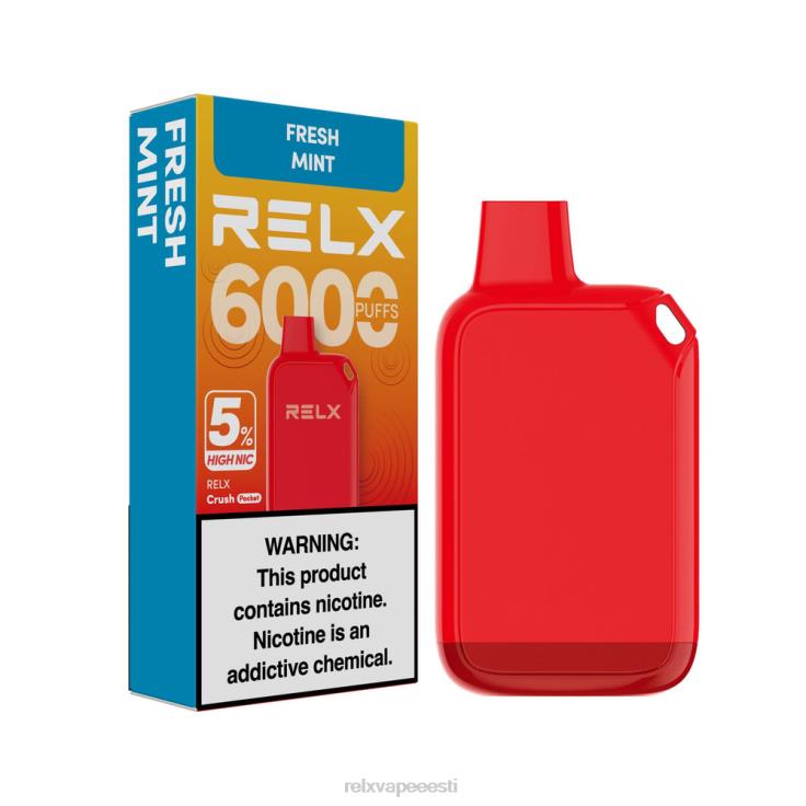 RELX Crush Pocket 6000 5% kõrge nic | Z64BF29 ‎RELX Vape Eesti värske piparmünt