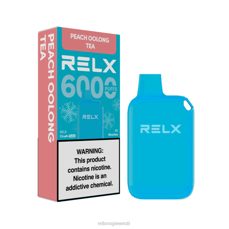 RELX Crush Pocket 6000 jäist | Z64BF10 ‎RELX Vape Price virsiku oolongi tee