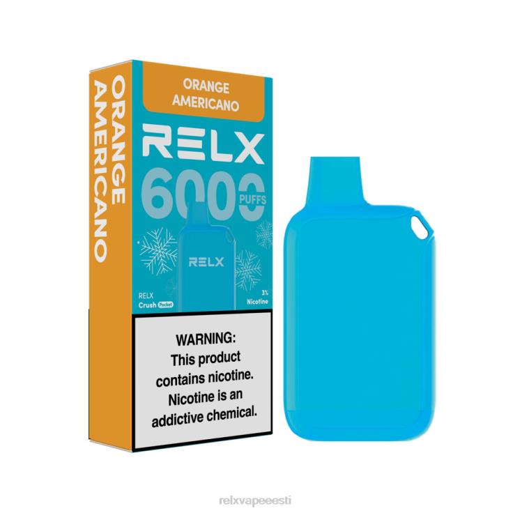 RELX Crush Pocket 6000 jäist | Z64BF15 ‎RELX Vape Eesti oranž americano