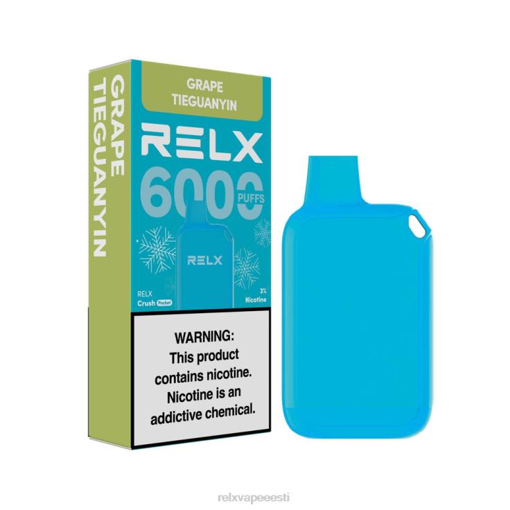 RELX Crush Pocket 6000 jäist | Z64BF18 ‎RELX Wholesale viinamarja tieguanyin