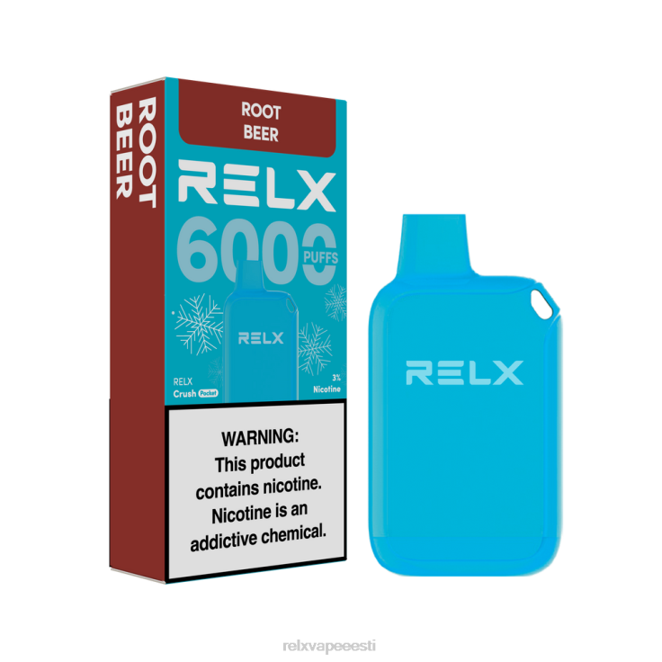 RELX Crush Pocket 6000 jäist | Z64BF20 ‎RELX Vape Flavours juureõlu
